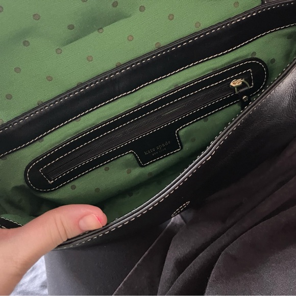 Kate Spade black leather purse - Picture 3 of 4